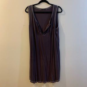 Dark Grey Nursing/Postpartum night gown